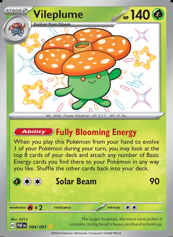 Image of the card Vileplume