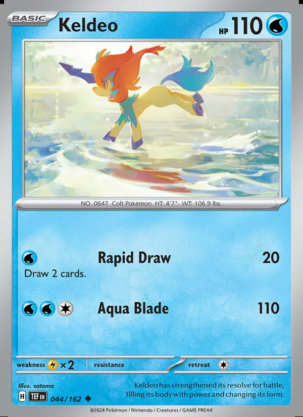 Image of the card Keldeo