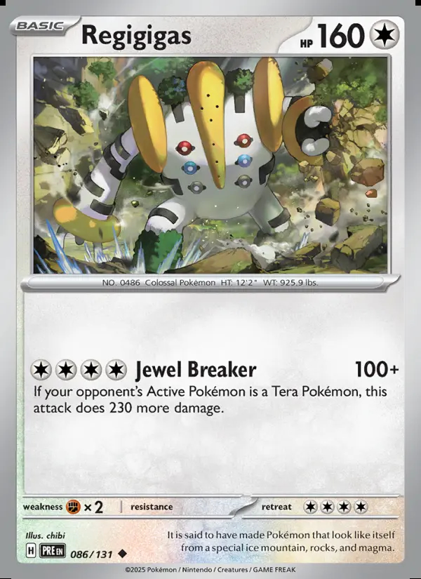 Image of the card Regigigas