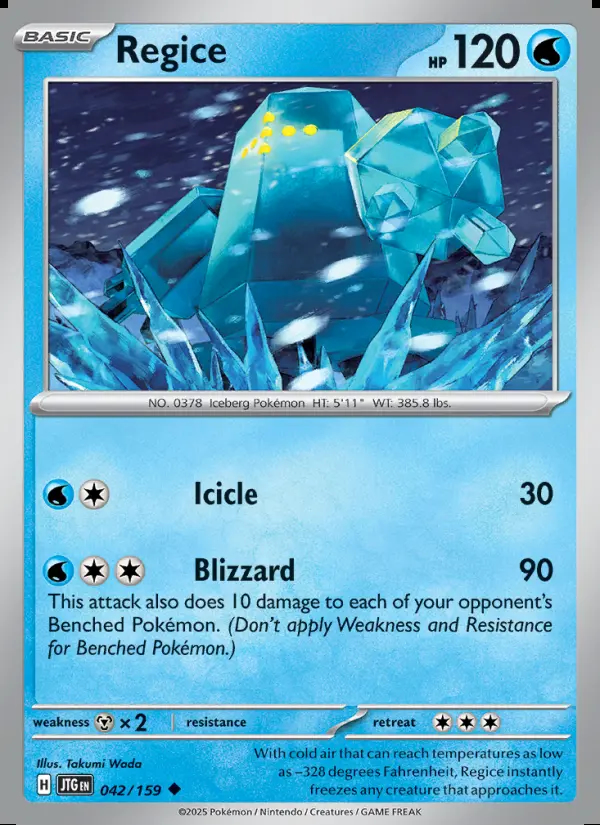 Image of the card Regice