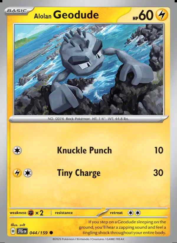 Image of the card Alolan Geodude