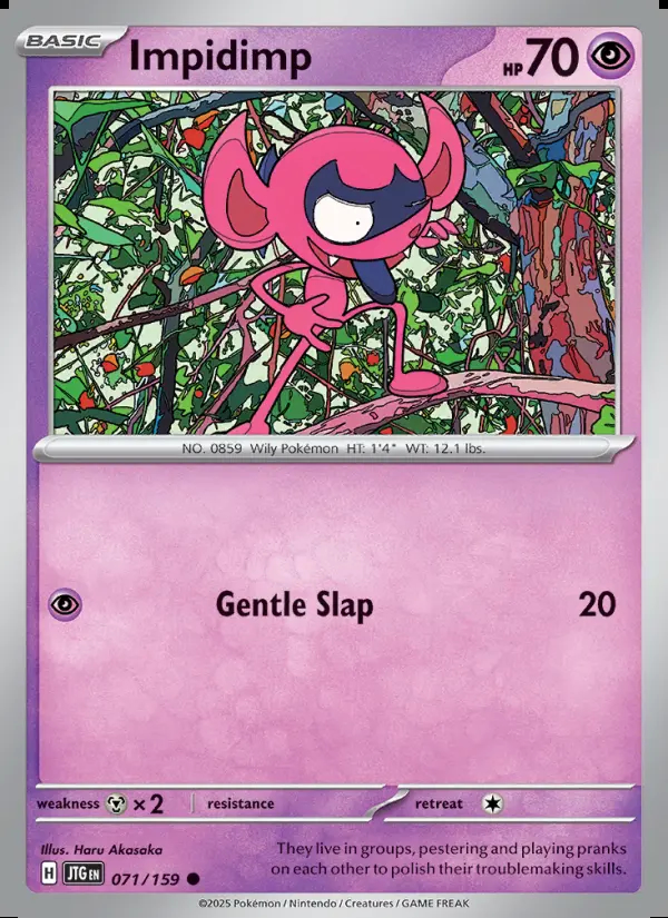 Image of the card Impidimp