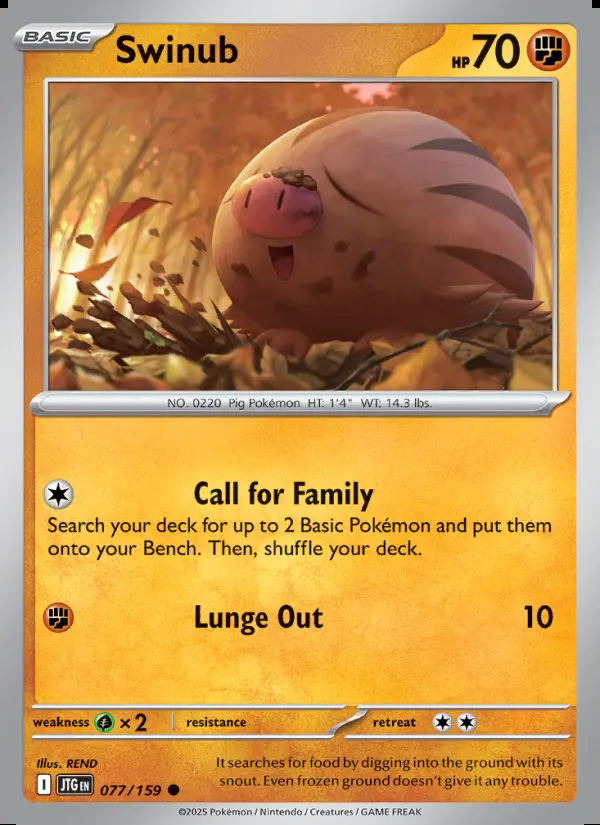 Image of the card Swinub