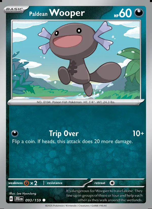 Image of the card Paldean Wooper