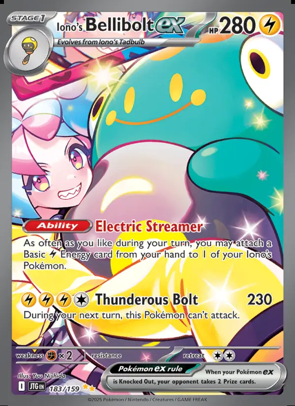 Image of the card Iono's Bellibolt ex