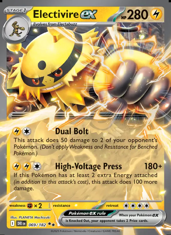 Image of the card Electivire ex
