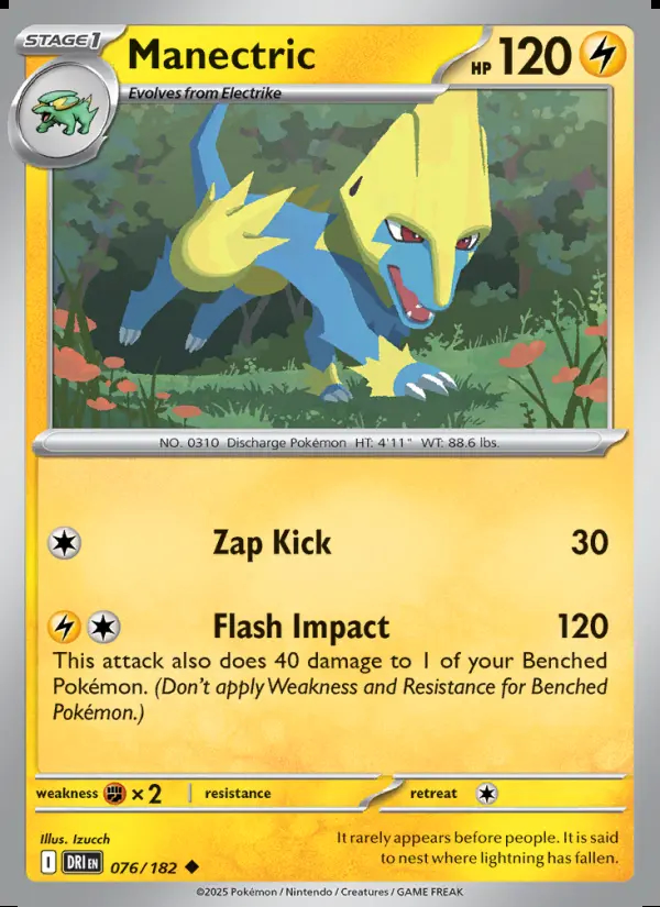 Image of the card Manectric