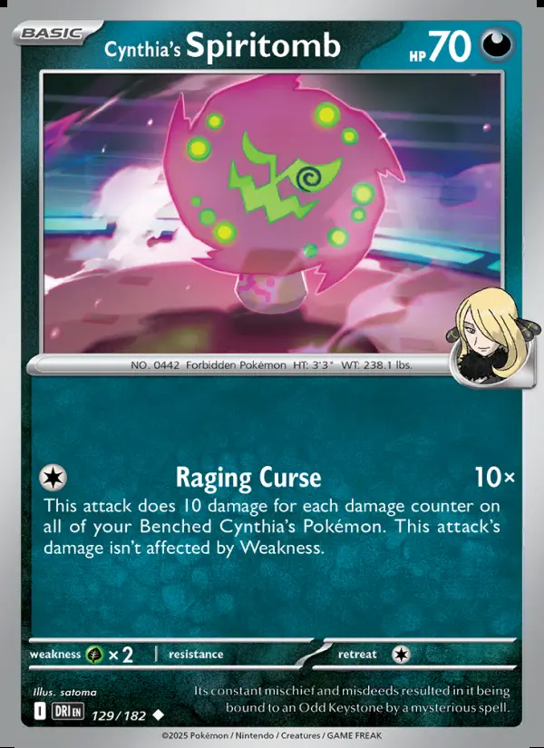 Image of the card Cynthia's Spiritomb