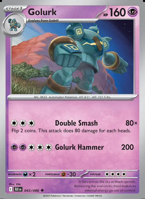 Image of the card Golurk