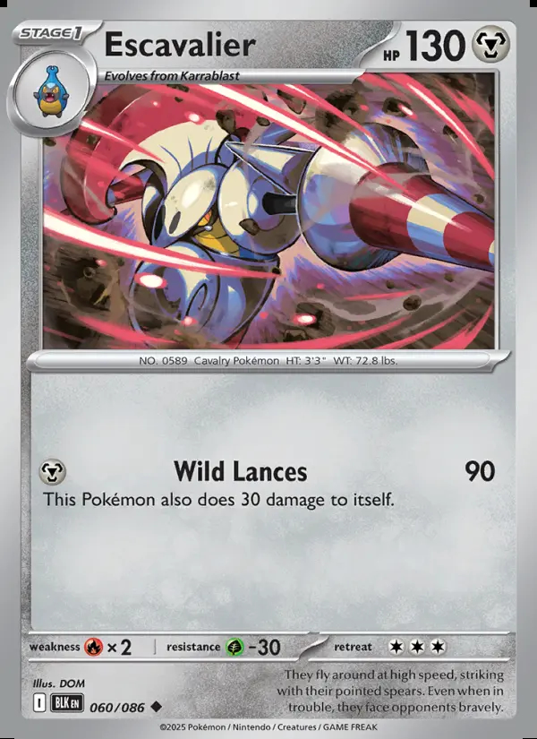 Image of the card Escavalier