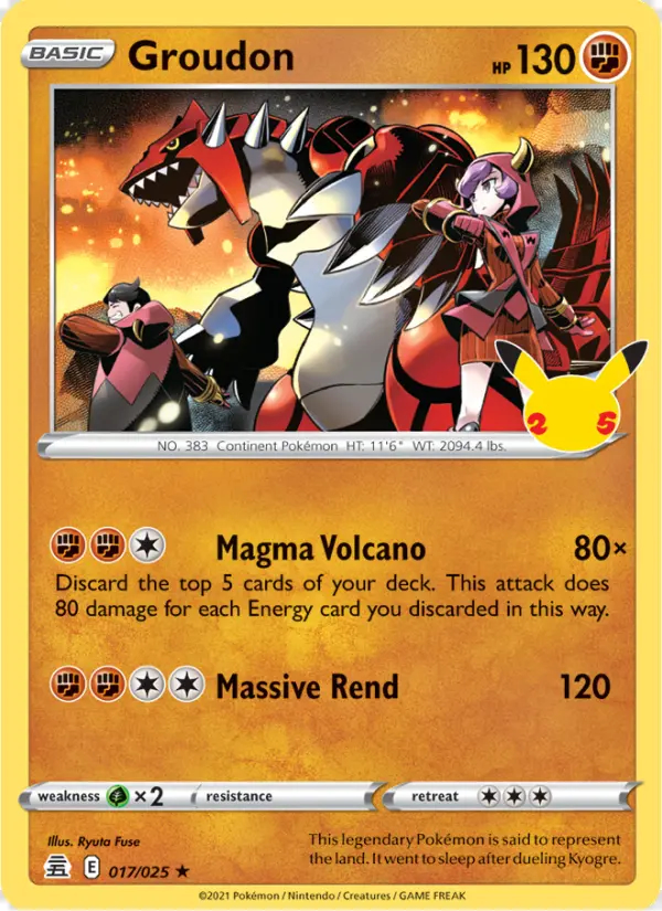 Image of the card Groudon