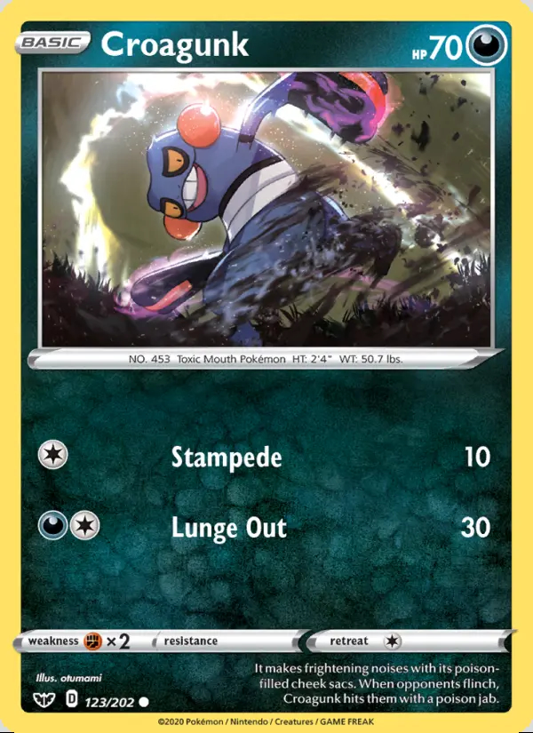 Image of the card Croagunk