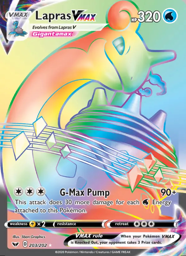 Image of the card Lapras VMAX
