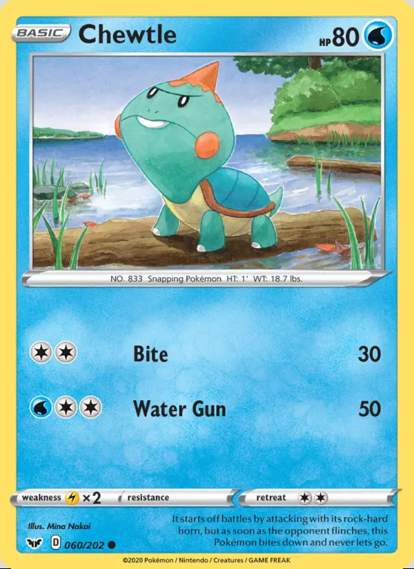 Image of the card Chewtle