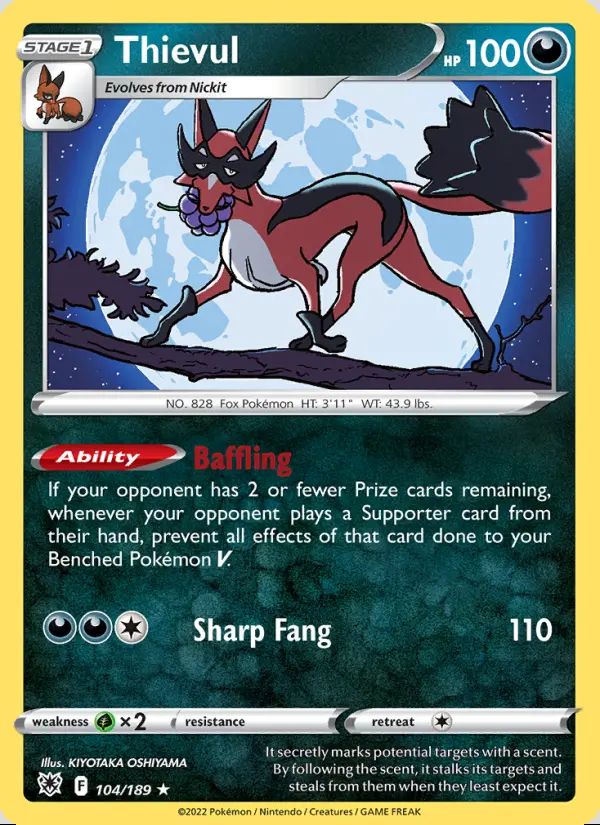 Image of the card Thievul