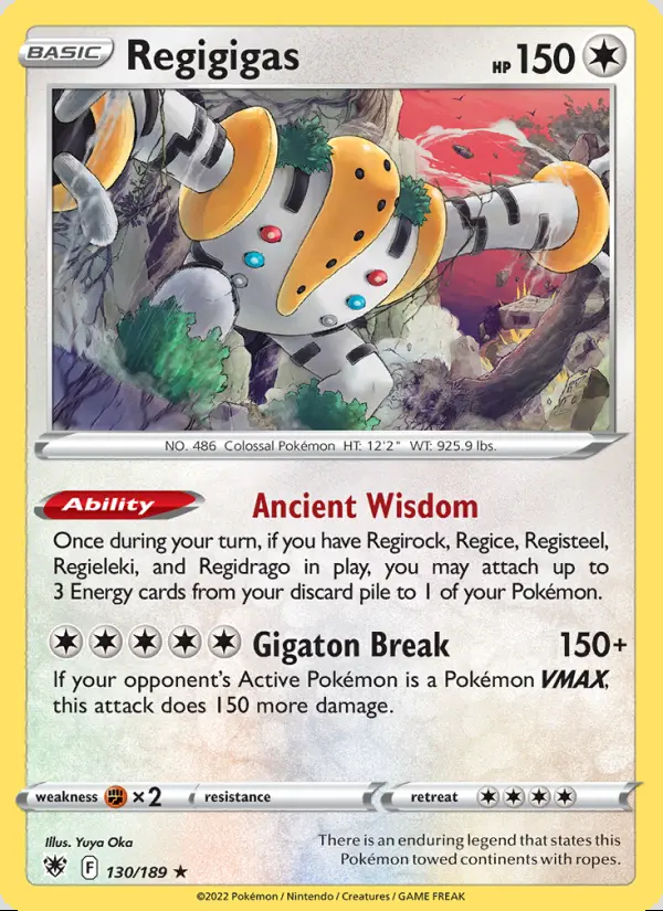 Image of the card Regigigas