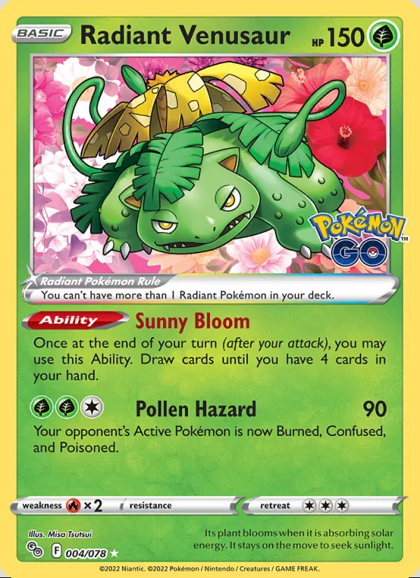 Image of the card Radiant Venusaur
