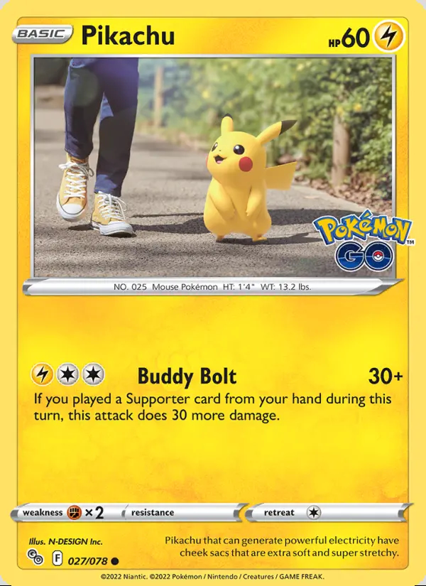 Image of the card Pikachu