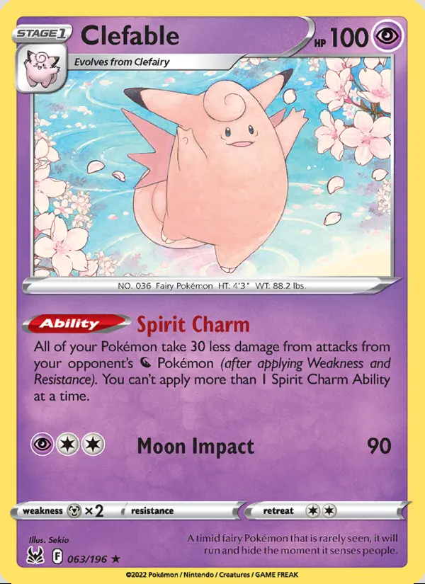 Image of the card Clefable