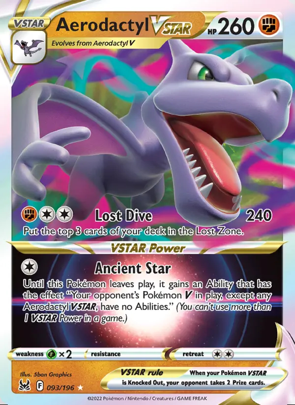 Image of the card Aerodactyl VSTAR