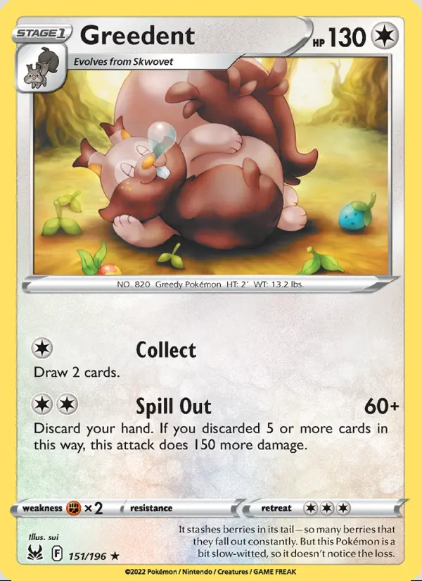 Image of the card Greedent
