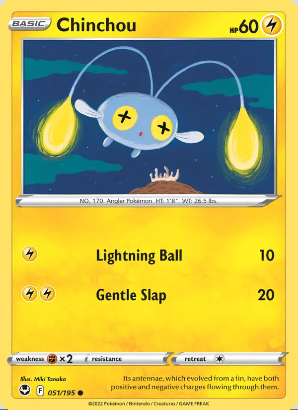 Image of the card Chinchou