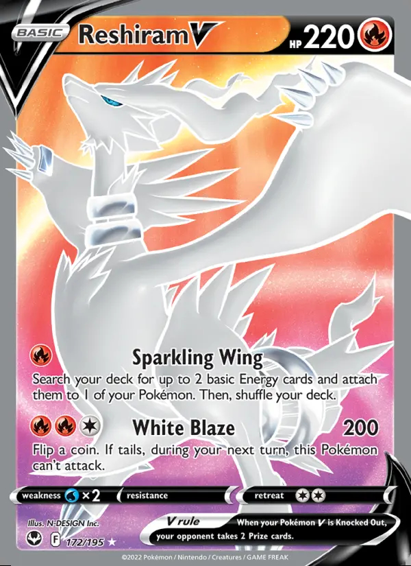 Image of the card Reshiram V