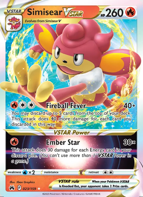 Image of the card Simisear VSTAR