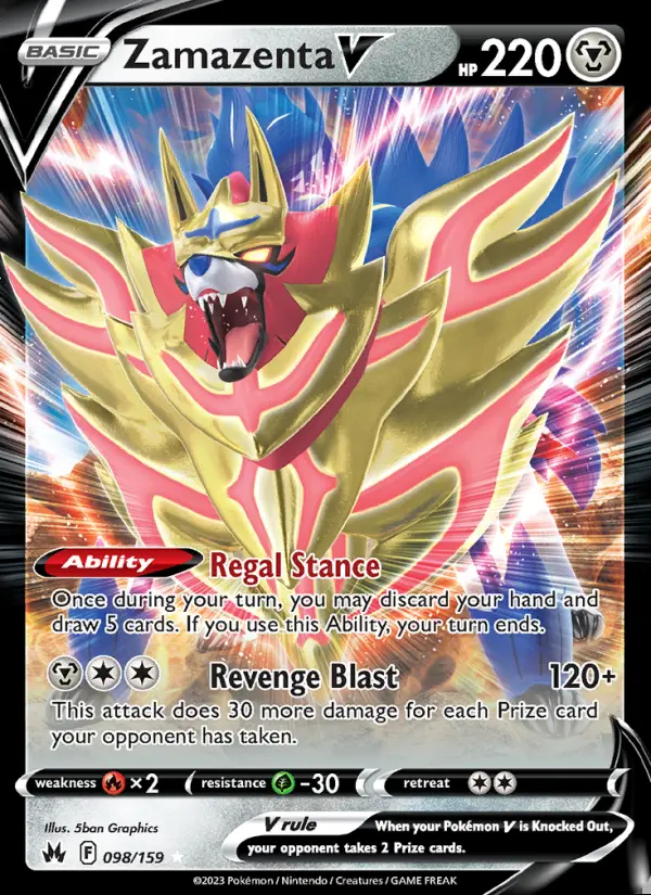 Image of the card Zamazenta V