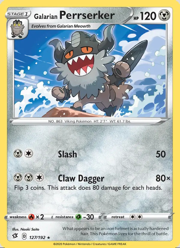 Image of the card Galarian Perrserker