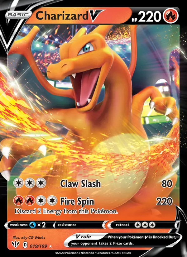 Image of the card Charizard V