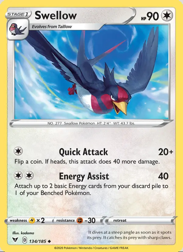 Image of the card Swellow