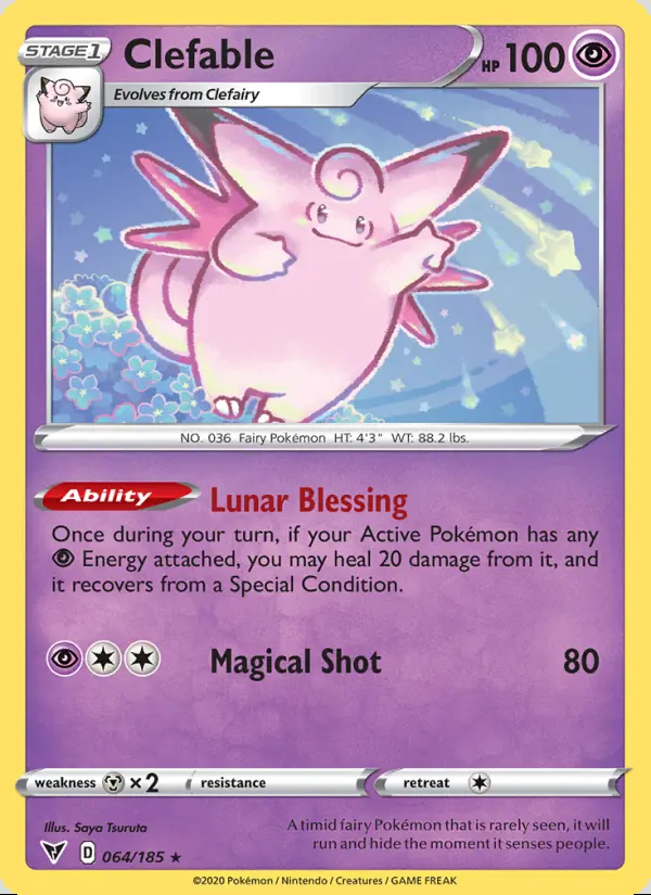 Image of the card Clefable
