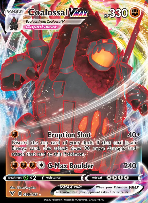 Image of the card Coalossal VMAX