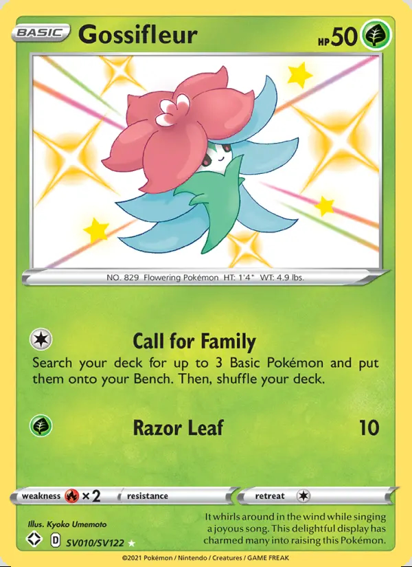 Image of the card Gossifleur