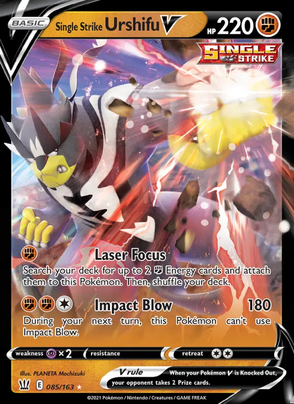 Image of the card Single Strike Urshifu V