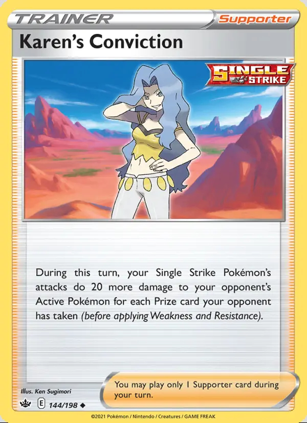Image of the card Karen's Conviction
