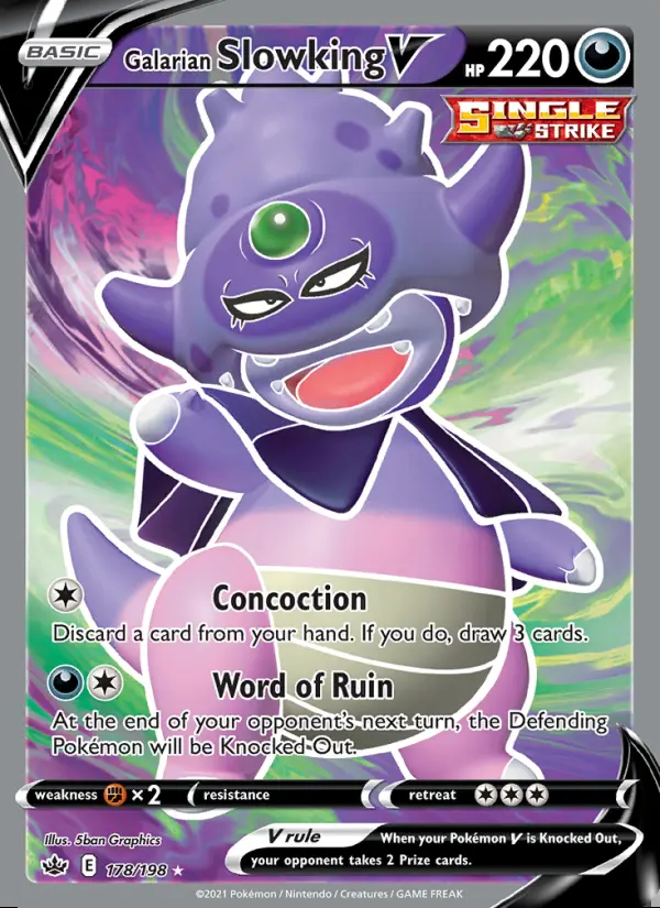Image of the card Galarian Slowking V