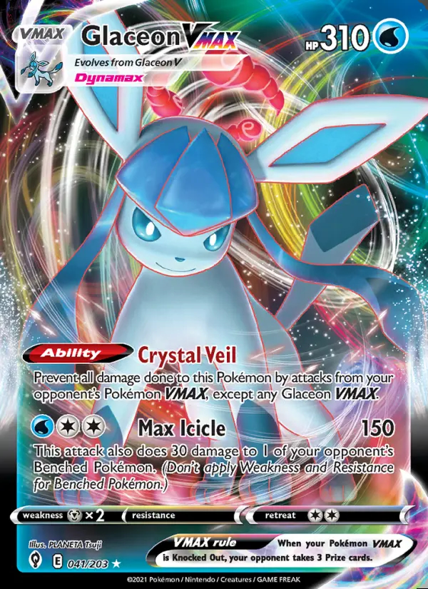 Image of the card Glaceon VMAX