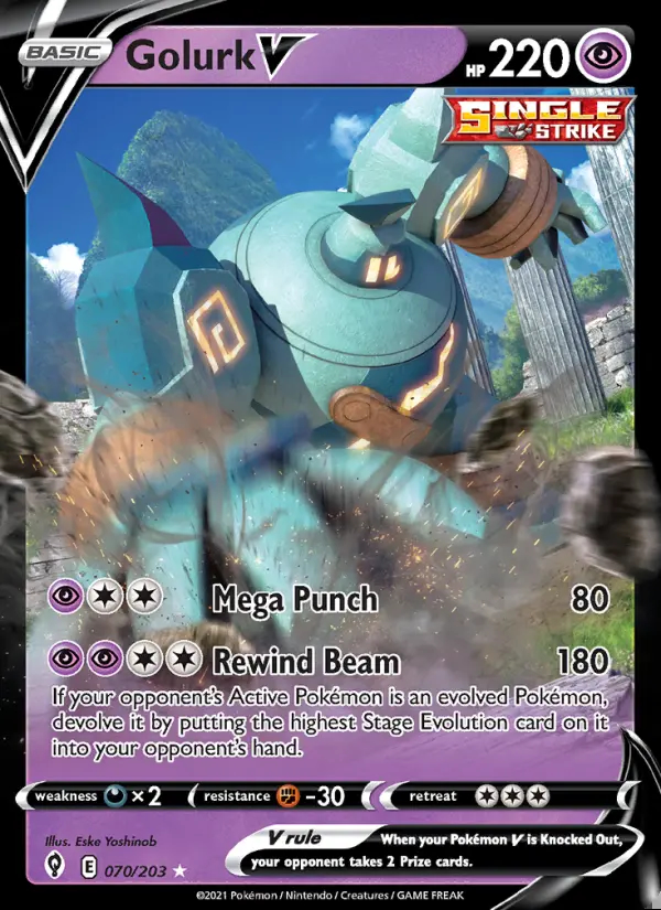 Image of the card Golurk V