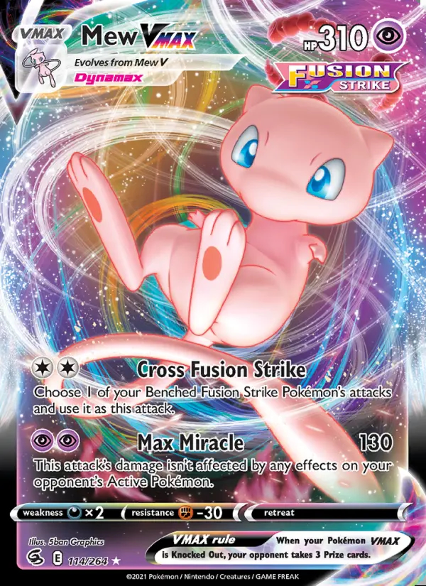 Image of the card Mew VMAX