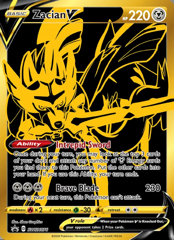 Image of the card Zacian V
