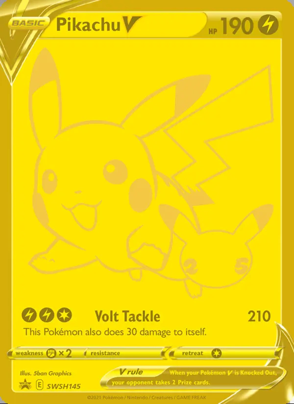 Image of the card Pikachu V