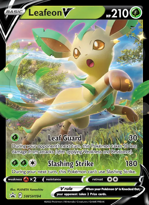 Image of the card Leafeon V