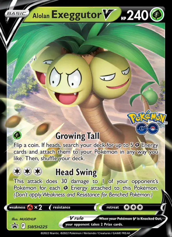Image of the card Alolan Exeggutor V