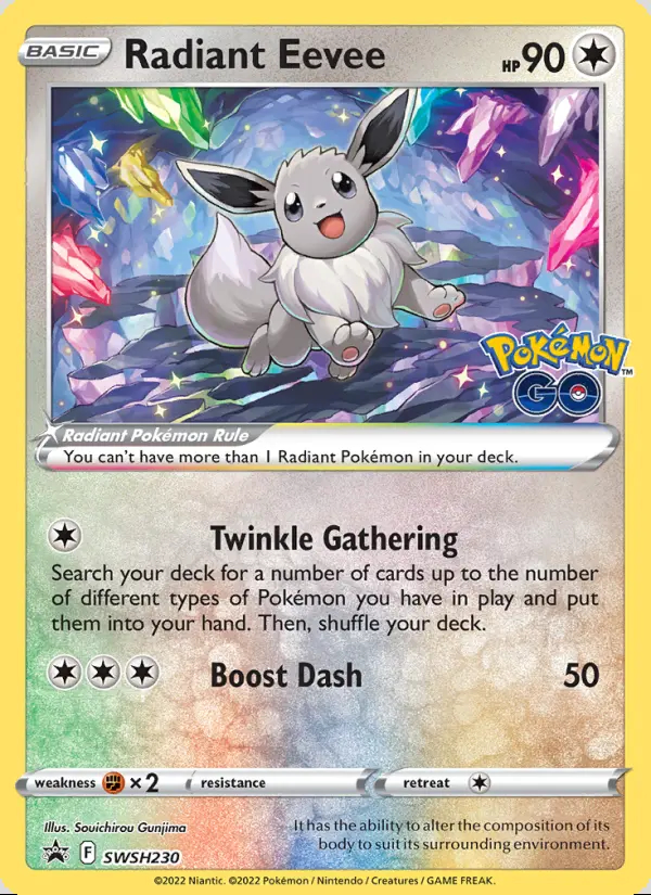 Image of the card Radiant Eevee