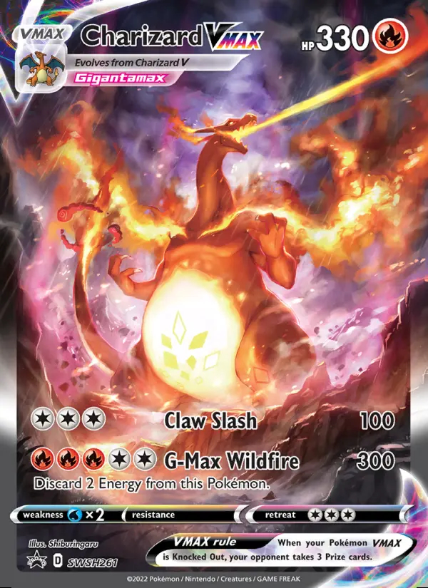 Image of the card Charizard VMAX