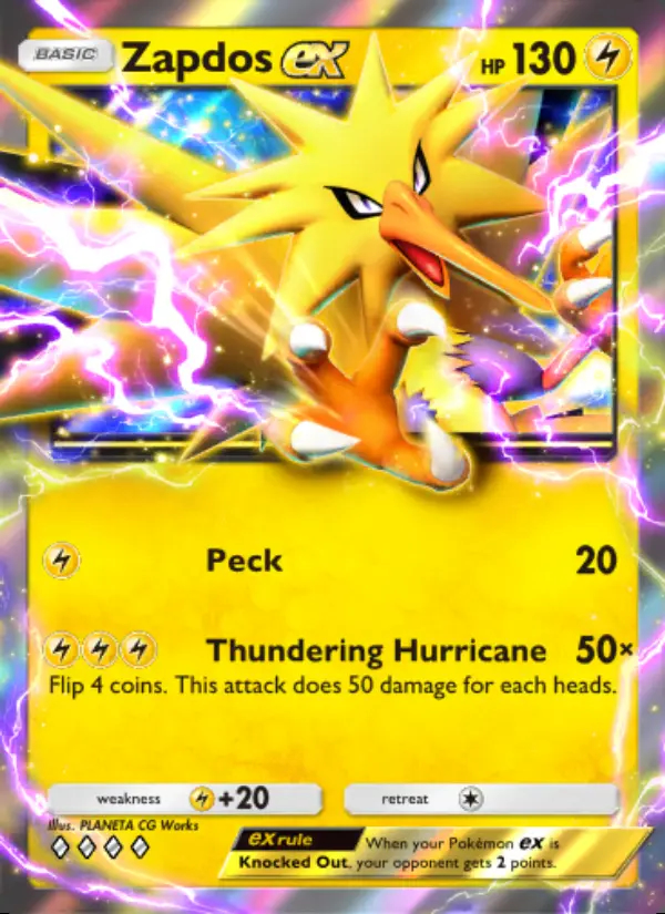 Image of the card Zapdos ex
