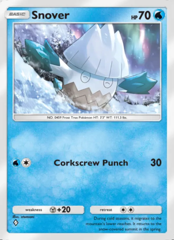 Image of the card Snover