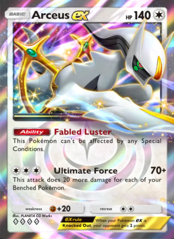 Image of the card Arceus ex
